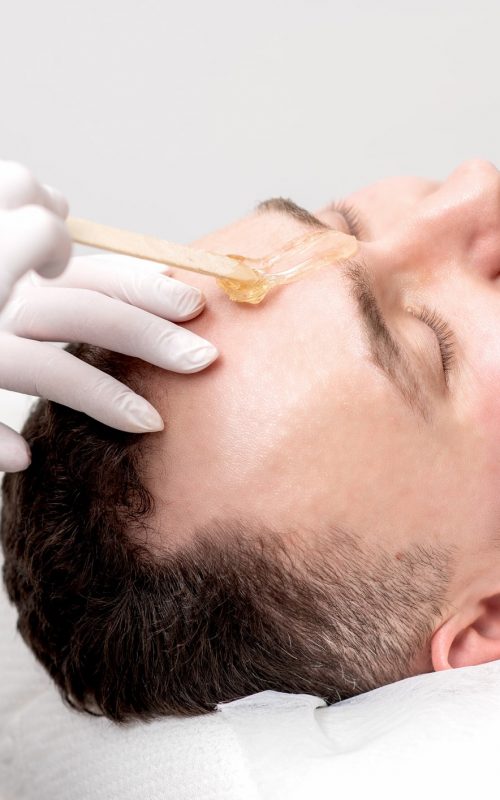 eyebrow waxing